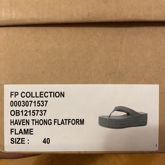 NEW🌟 Free People Haven Thong Flatform Size 40 - Picture 4 of 4
